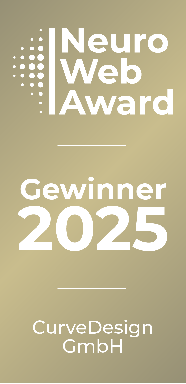 Neuro Web Award – Gewinner 2025, CurveDesign GmbH